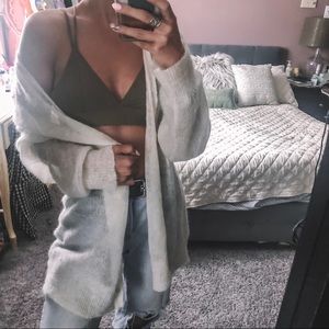 J.Jill Lightweight Cream Cardigan